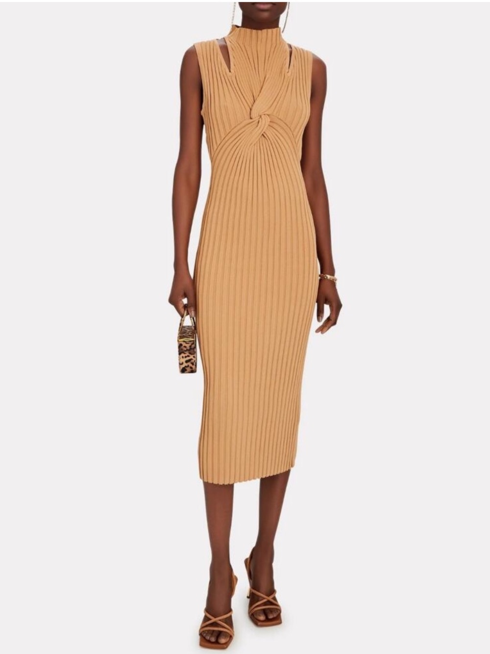 ACLER
Collins Twisted Rib Midi Dress US 2